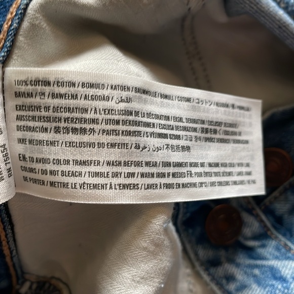 Boyfriend style denim shorts, Sz. 30 - Picture 5 of 7